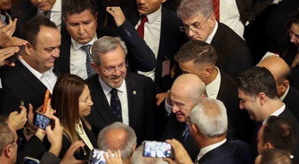 OMÜ Rektörü Aydın, TBMM'nin yeni yasama yılı resepsiyonunda OMÜ'yü temsil etti