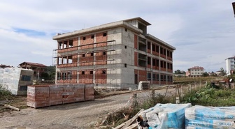 Samsun Kavak'ta 16 derslikli ortaokul inşaatının yüzde 60'ı tamamlandı