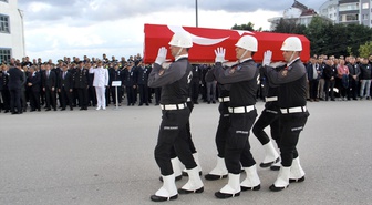 Sinop'ta hayatını kaybeden gazi polis memuru için Polisevi'nde tören düzenlendi