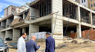 Şırnak'ta İl Milli Eğitim Müdürü Cırıt, 24 derslikli okul inşaatını denetledi