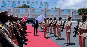 Somali Cumhurbaşkanı Mahmud, Türkiye'nin Mogadişu Büyükelçisi Alkan'ı kabul etti