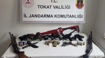 Tokat'ta silah operasyonunda 32 av tüfeği ele geçirildi, 29 kişi gözaltına alındı