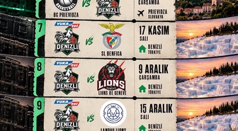 Y. Denizli Basket, FIBA Europe Cup G Grubu'nda 6 Ekim'de BC Prievidza'yı konuk edecek