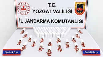 Yozgat Yerköy'de 5 bin 626 sentetik hap ele geçirildi, 1 şüpheli gözaltına alındı