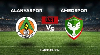 Amedspor Alanyaspor maçı kaç kaç bitti? Amedspor Alanyaspor ÖZET ve GOLLER nereden izlenir?