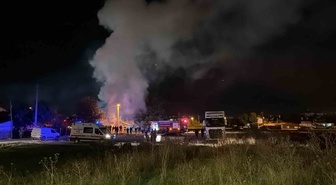 Bolu'da soba yakmak isteyen kişinin yaktığı ateş eve sıçradı, evde yangın çıktı