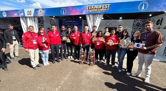DPÜ Rektörü Kızıltoprak, HİLAL takımının TEKNOFEST birinciliğini duyurdu