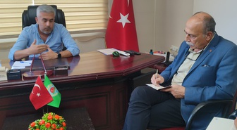 EMEP yöneticileri Erzin Ziraat Odası'nda narenciye üreticilerinin sorunlarını dinledi