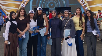 İdilli öğrenciler Şanlıurfa'daki TEKNOFEST'te yerli ve milli ürünleri inceledi.
