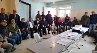 Karakeçili Kaymakamı Mert, Sulubük'te arazi toplulaştırması hakkında bilgi aldı
