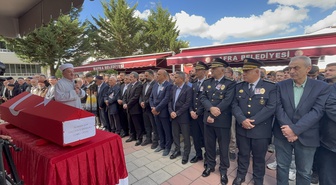 Sinop'ta alabora olan teknede ölen gazi polis Numan Şen Bafra'da defnedildi