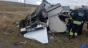 Tekirdağ Muratlı-Süleymanpaşa yolunda otomobil takla attı, 1 genç öldü, 3 kişi yaralandı