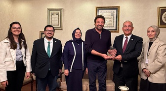 Yeşilay Konya Şubesi, önceki dönem şube başkanlarına vefa ziyareti gerçekleştirdi