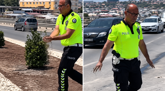 Hatay'da polisin yaptığı hareket Bakan Mustafa Çiftçi'yi duygulandırdı