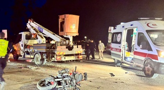 İnegöl'de motosiklet kazasında 1 kişi öldü, 1 kişi ağır yaralandı