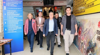 Mersin Emniyet Müdürü Aktaş, MTSO komite seçimlerinde güvenlik tedbirlerini inceledi