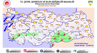 MGM, sıcaklıkların mevsim normallerinin altında seyretmesinin beklendiğini bildirdi
