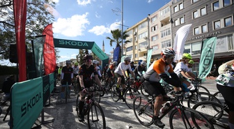 Skoda Çanakkale Gran Fondo'da 13 ülkeden 924 bisikletçi iki yakada pedal çevirdi