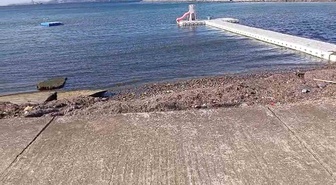Yalova Taşköprü'de Dantel Sitesi önünde Marmara Denizi'ne kırmızı sıvı döküldü