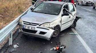 Adıyaman'da dört otomobilin karıştığı zincirleme kazada 4 kişi yaralandı