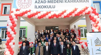 Ağrı Eleşkirt'te hayırseverin yaptırdığı ilkokul ve kadın taziye evi açıldı