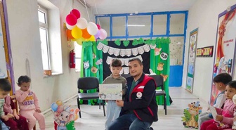 Başmakçı'da minikler hayvan sevgisi ve sorumluluk konusunda bilgilendirildi