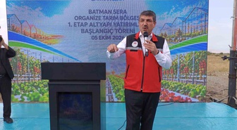 Batman Sera Organize Tarım Bölgesi'nde ilk boru döşendi, Nasıroğlu ihracatı vurguladı