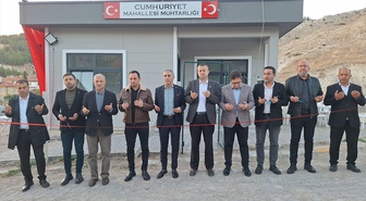 Beypazarı'nda Cumhuriyet Mahallesi'nin yeni muhtarlık ofisi açıldı