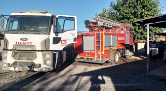 Edirne'nin Meriç ilçesine bağlı Subaşı beldesinde evde çıkan yangın söndürüldü