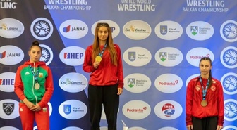 Edirne TOHM sporcuları U20 Balkan Güreş Şampiyonası'nda 2 altın, 1 bronz kazandı
