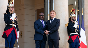 Fransa Cumhurbaşkanı Macron, Benin Cumhurbaşkanı Wadagni'yi Paris'te ağırladı