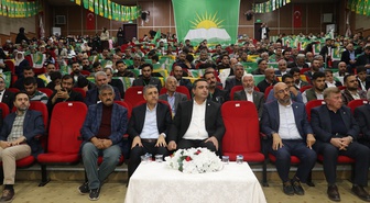 HÜDA PAR Ağrı 5. Olağan İl Kongresi'nde Arif Yılmaz yeniden il başkanı seçildi
