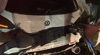 Kağıthane'de asker uğurlama konvoyunda kaza anı kameraya yansıdı, 1 kişi yaralandı
