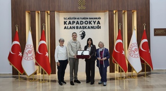 Kapadokya Alan Başkanı Aslanbay, İtalya'daki Tuscia Üniversitesi heyetiyle görüştü