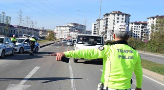 Ordu'da haftada 18 bin 68 araç denetlendi; 43 yaralanmalı kazada 51 kişi yaralandı