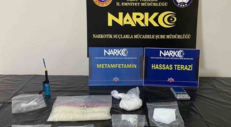 Ordu'da narkotik operasyonda 343 gram metamfetamin ele geçirildi, şüpheli tutuklandı