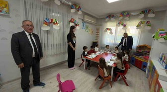 Sarıgöl İlçe Milli Eğitim Müdürü Demirtaş, Özel Üstek Anaokulu'nu ziyaret etti