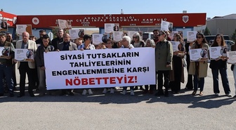 Sincan Cezaevi önünde tahliyesi engellenen en az 8 kadın tutsak için eylem yapıldı