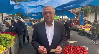 Tanrıkulu, Diyarbakır pazarında enflasyonun düşmediğini, pazarın boş olduğunu savundu