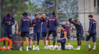Trabzonspor, Samsunspor deplasmanı öncesi antrenmanlara devam etti