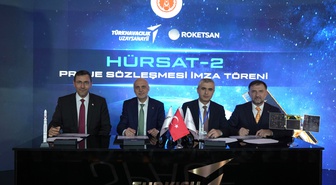 TUSAŞ, HÜRSAT'ın ikinci uydusu için ROKETSAN'la proje sözleşmesi imzaladı