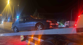 Afyonkarahisar Emirdağ'da yaya otomobilin çarpmasıyla ağır yaralandı
