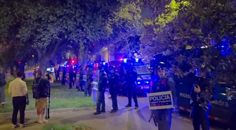 Barselona'da kira protestosu polisle çatıştı, 13 kişi gözaltına alındı