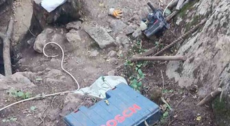 Bartın'da ormanda izinsiz kazı yapan 5 define avcısı gözaltına alındı