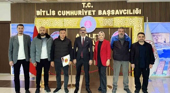 BİGACEM heyeti, Başsavcı Kandemir'e hayırlı olsun ziyaretinde bulundu