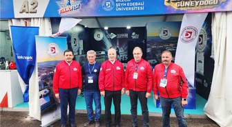 BŞEÜ, TEKNOFEST 2026'da projelerini tanıttı, standına YÖK ve TÜBİTAK başkanları geldi