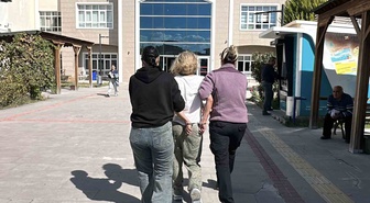 Burdur'da polise tekme atmaya çalışan Ukrayna uyruklu kadın adliyeye sevk edildi