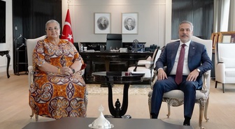 Dışişleri Bakanı Fidan, BM Libya Özel Temsilcisi Tetteh'i kabul etti