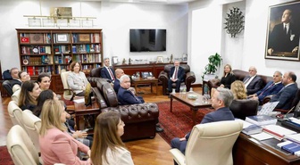 EBYÜ Rektörü Kuyrukluyıldız, Ankara Üniversitesi'ni ziyaret etti, işbirliğini görüştü