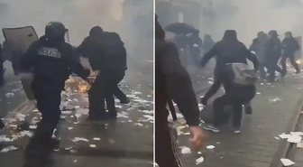 Film değil gerçek! Öğrencilerle polis sokakta karşı karşıya geldi